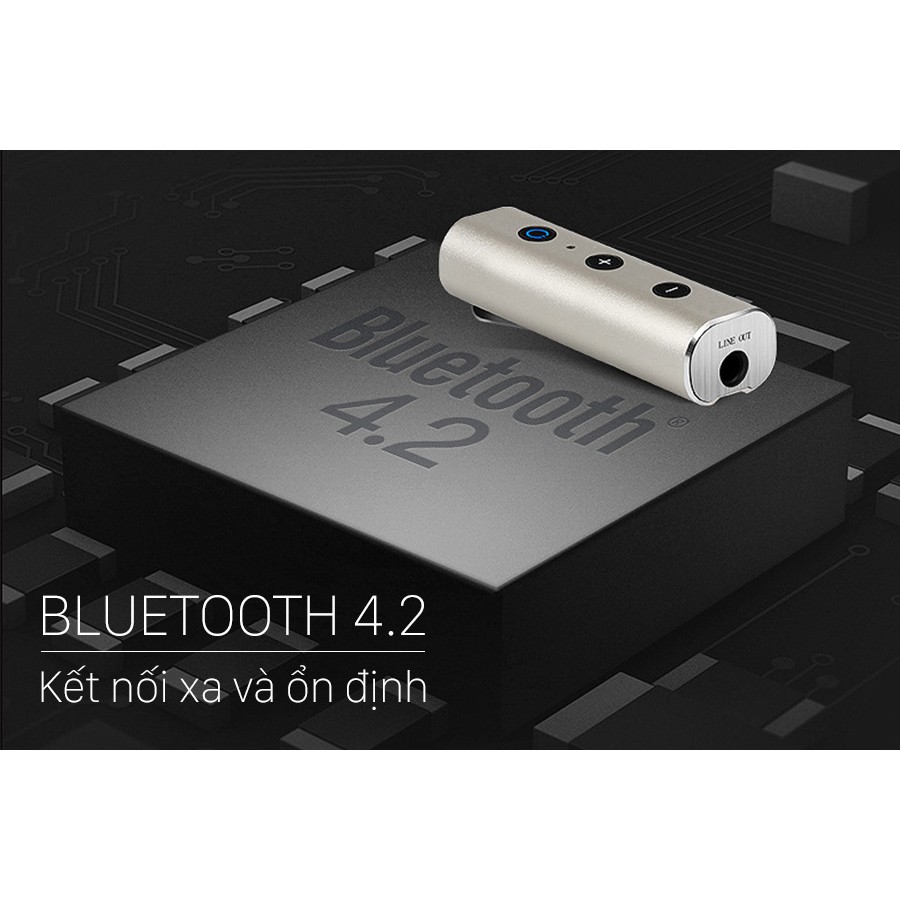 Thiết bị nhận tín hiệu âm thanh không dây Bluetooth Receiver BT810 - HanruiOffical