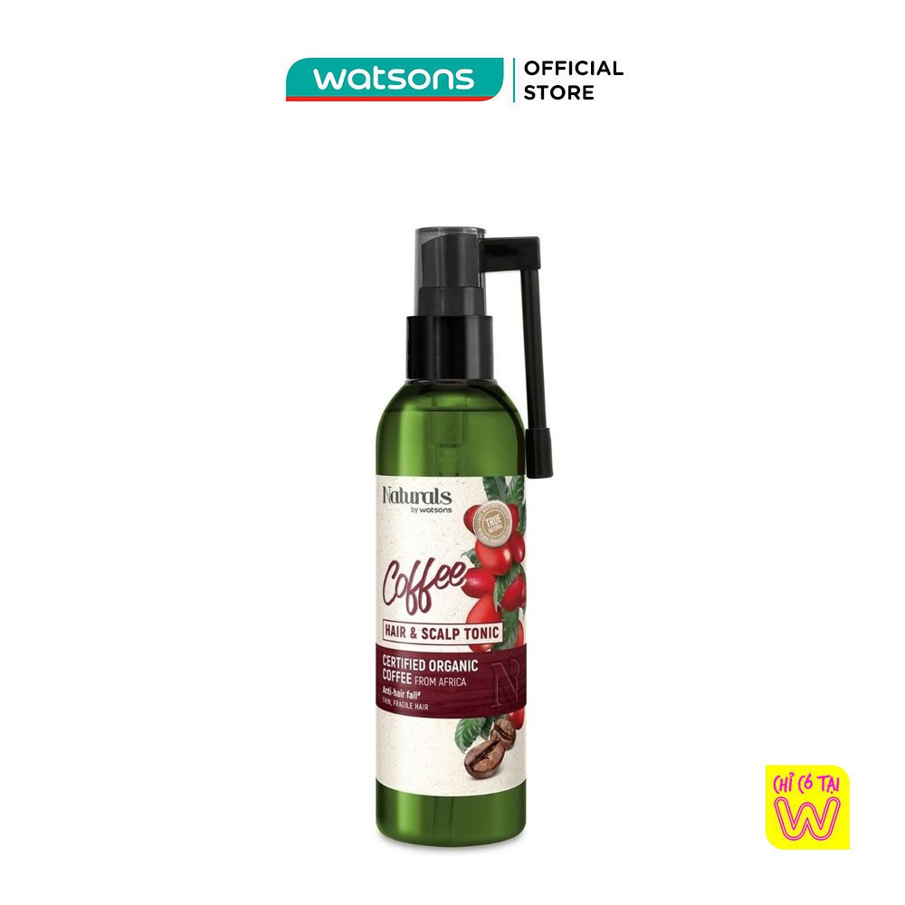 Xịt Dưỡng Tóc Naturals By Watsons True Natural Chiết Xuất Coffee 120ml