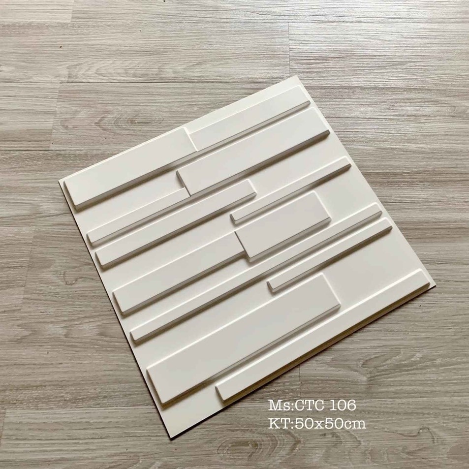 Tấm nhựa ốp tường PVC 50x50cm - Mẫu mới nhất