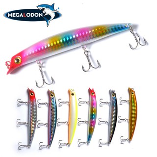 Mồi câu cá 6 lưỡi cao cấp 120mm/15g