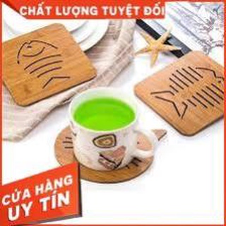 Miếng lót nồi cách nhiệt gỗ ép hình ngộ nghĩnh