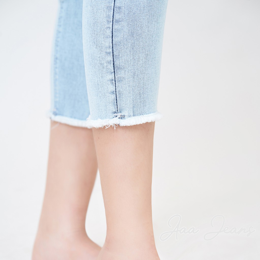 [Mã WABRLOW5 giảm 15% đơn 300K] Quần Jean Nữ Aaa Jeans Lưng Cao Size Lớn 31, 32