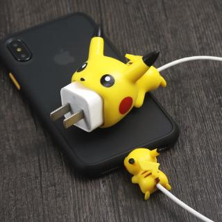 nút bảo vệ đầu dây cáp hình pikachu