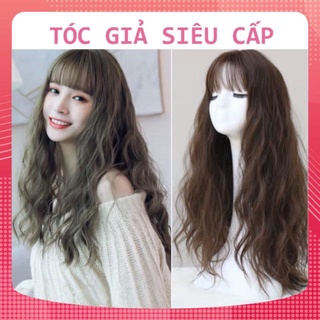 [SHOP UY TÍN] TÓC GIẢ NỮ LƯỚI HOA SÓNG TRỤC CHẤT LÌ MỊN CAO CẤP