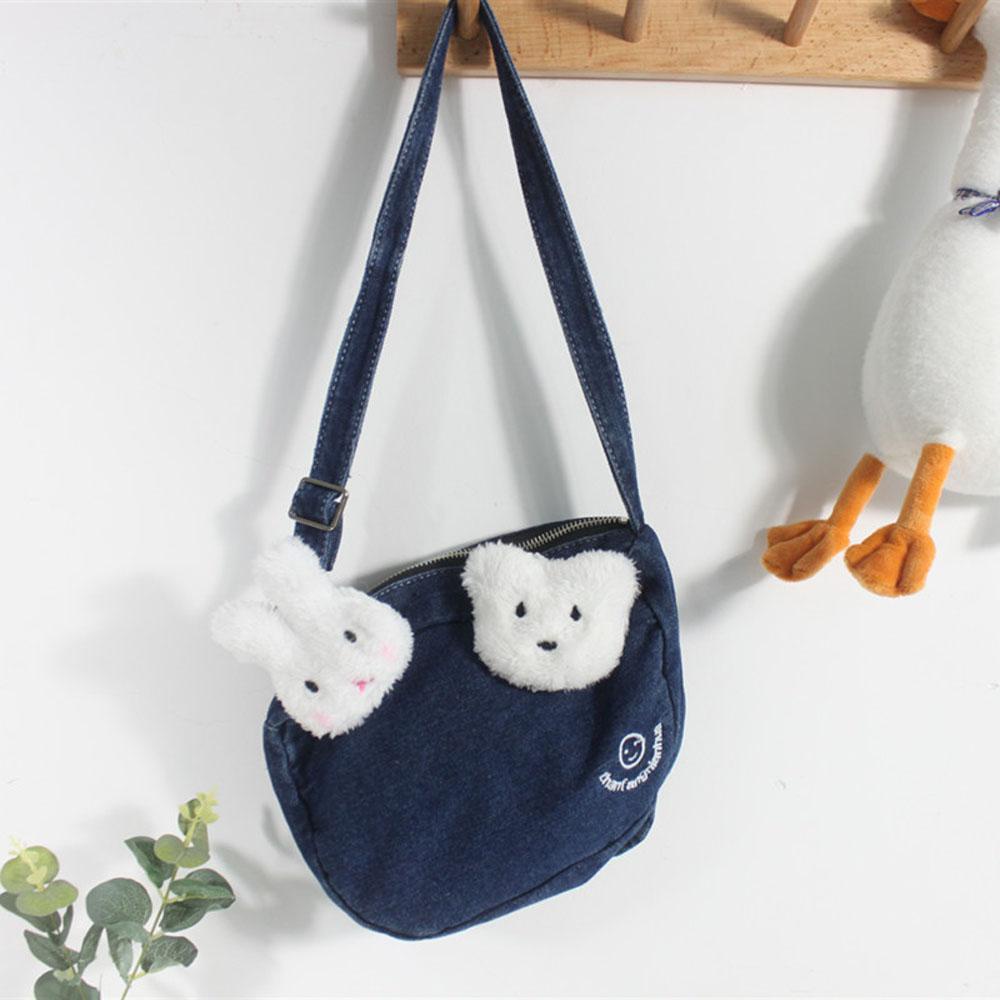 Huy Hiệu Cài Áo Hình Gấu / Thỏ Nhồi Bông Đáng Yêu