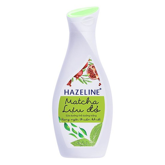 Sữa Dưỡng thể Hazeline dưỡng trắng da Match Lựu đỏ và dâu tằm 230ml