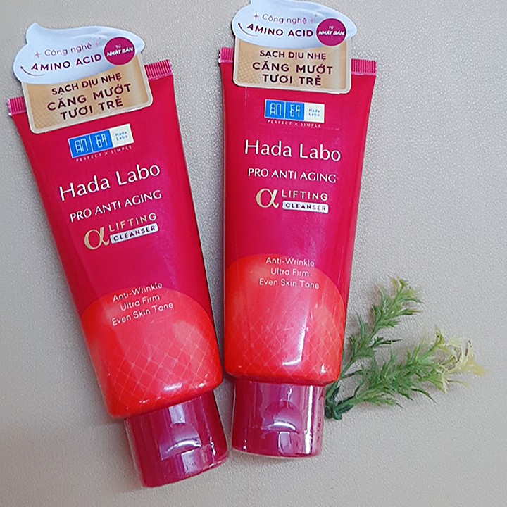 Sữa rửa mặt Hada Labo 80g 𝐇𝐚𝐝𝐚 𝐋𝐚𝐛𝐨 𝐏𝐑𝐎 𝐀𝐍𝐓𝐈 𝐀𝐆𝐈𝐍𝐆