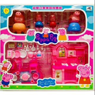 Bộ nhà bếp nấu ăn heo peppa đồ chơi cho bé