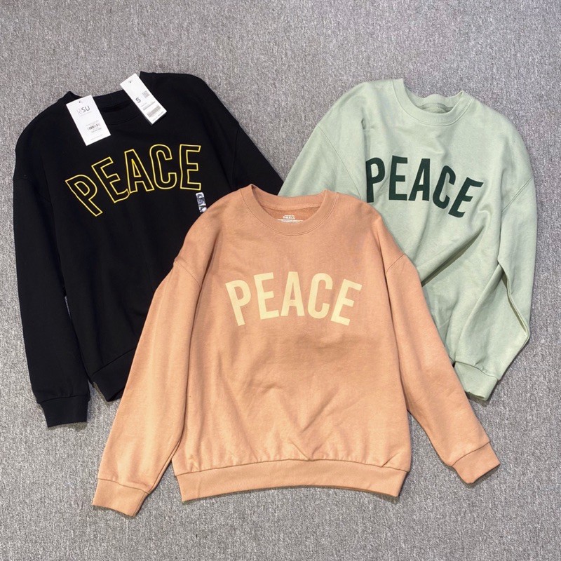 ẢNH TỰ CHỤP Sweater da cá in chữ