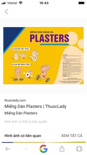 Combo 2h miếng dán mụn cóc plaster