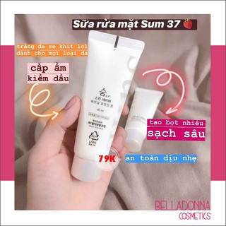 [Mini Size] Sữa Rửa Mặt Su:m 37 Skin Saver Essential Cleansing Foam 40ml
