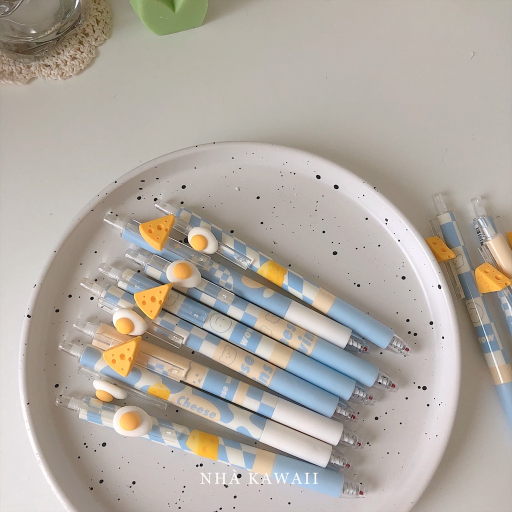 Bút gel nhanh khô Umei Cheese trứng phô mai siêu cute