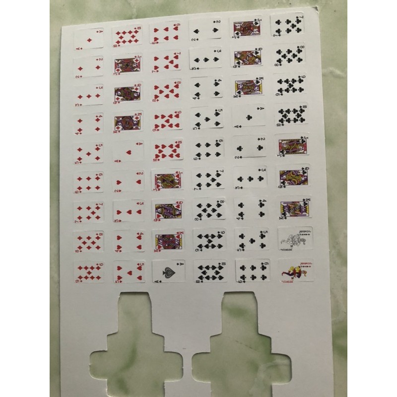 Mô hình bộ bài tây poker mini tí hon thanh lý