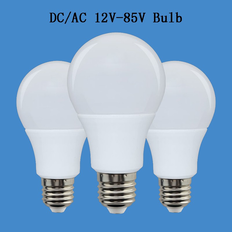 Bóng đèn LED E27 DC / AC 12V - 85V 3W 5W 7W 9W 12W 15W chất lượng cao