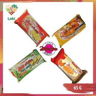 Lương khô Hải Châu vị đậu xanh/cacao/tổng hợp/dinh dưỡng 65g