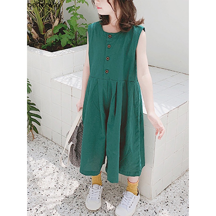 Bộ áo liền quần ống rộng thời trang cho nữ