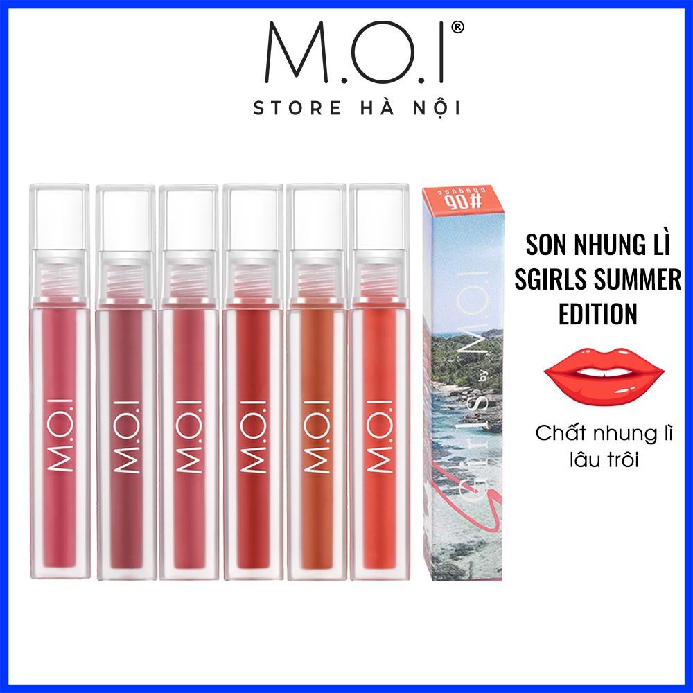 Son lì không trôi SGirl chất nhung - Son Môi Chính Hãng M.O.I Summer Edition Hồ Ngọc Hà