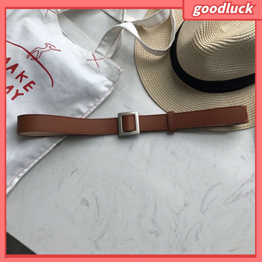 Dây Nịt Nữ, Giả Da, Không Lỗ