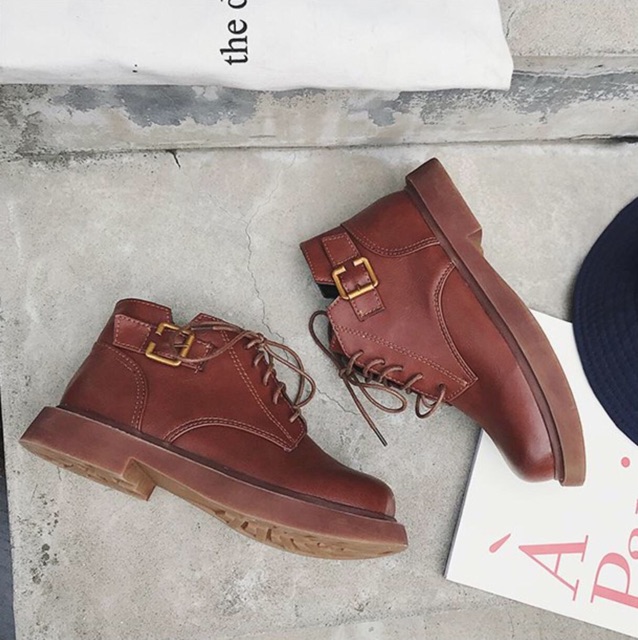 🌿Giày oxford cổ cao retro kiểu Anh🌿 | BigBuy360 - bigbuy360.vn