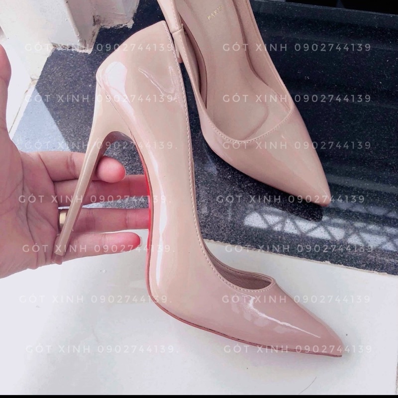 Giày cao gót đi tiệc đế đỏ cực sang 11cm