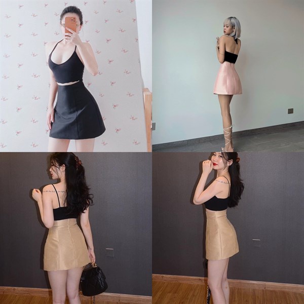 SÉT ÁO DÂY + CHÂN VÁY - QA01395