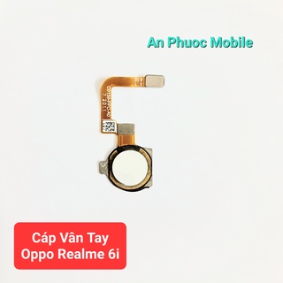 Cáp vân tay Điện thoại Oppo Realme 6i hàng Zin tháo máy . Trắng