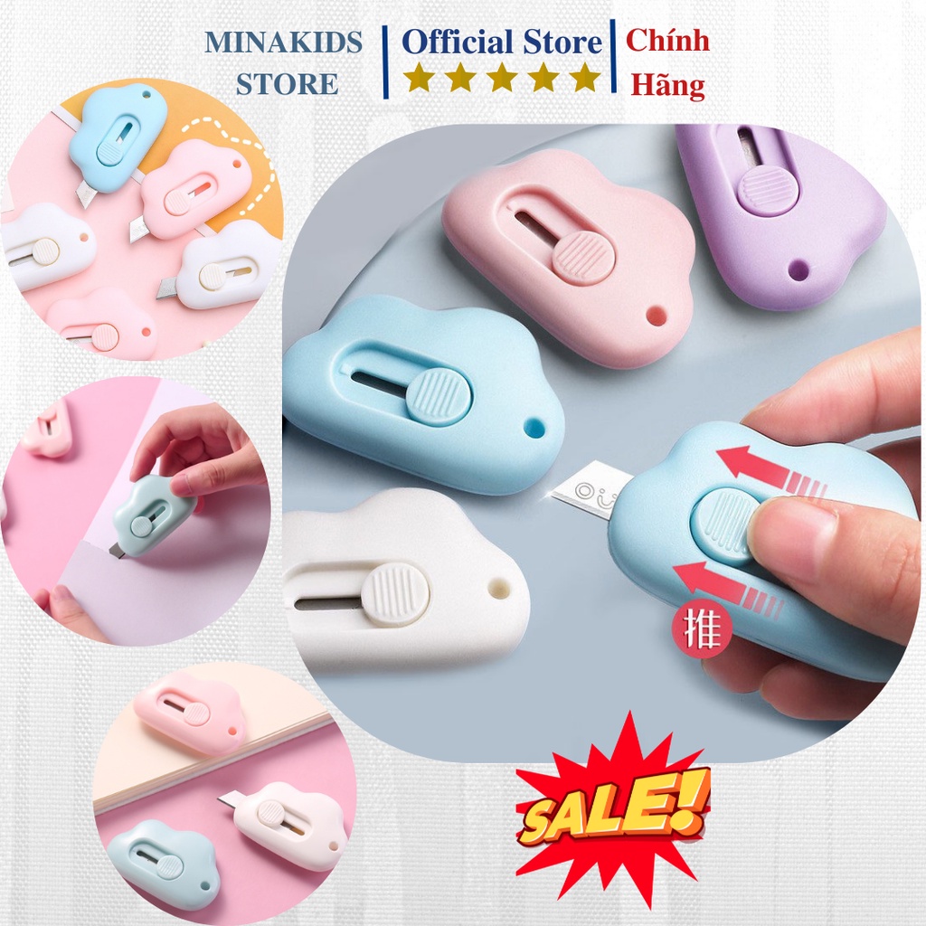 Dao Dọc Giấy Hình Đám Mây đa năng, Tiện Dụng Có Thể Làm Móc Khóa