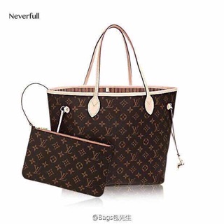 Túi lv neverfull kèm ví