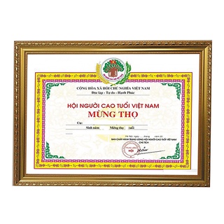 10 khung mừng thọ - kích thước khung 30 cm x 40 cm