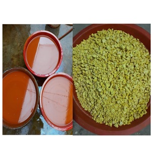 Tinh bột nghệ đỏ nhà làm
