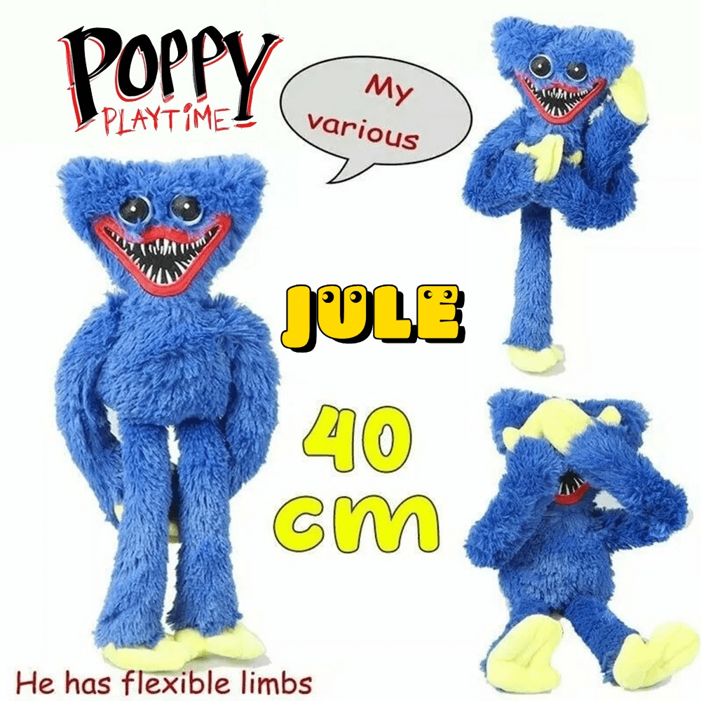 JULE 055 Búp bê nhồi bông Huggy Wuggy playtime poppy làm quà cho bé vào dịp năm mới tùy chọn kích thước