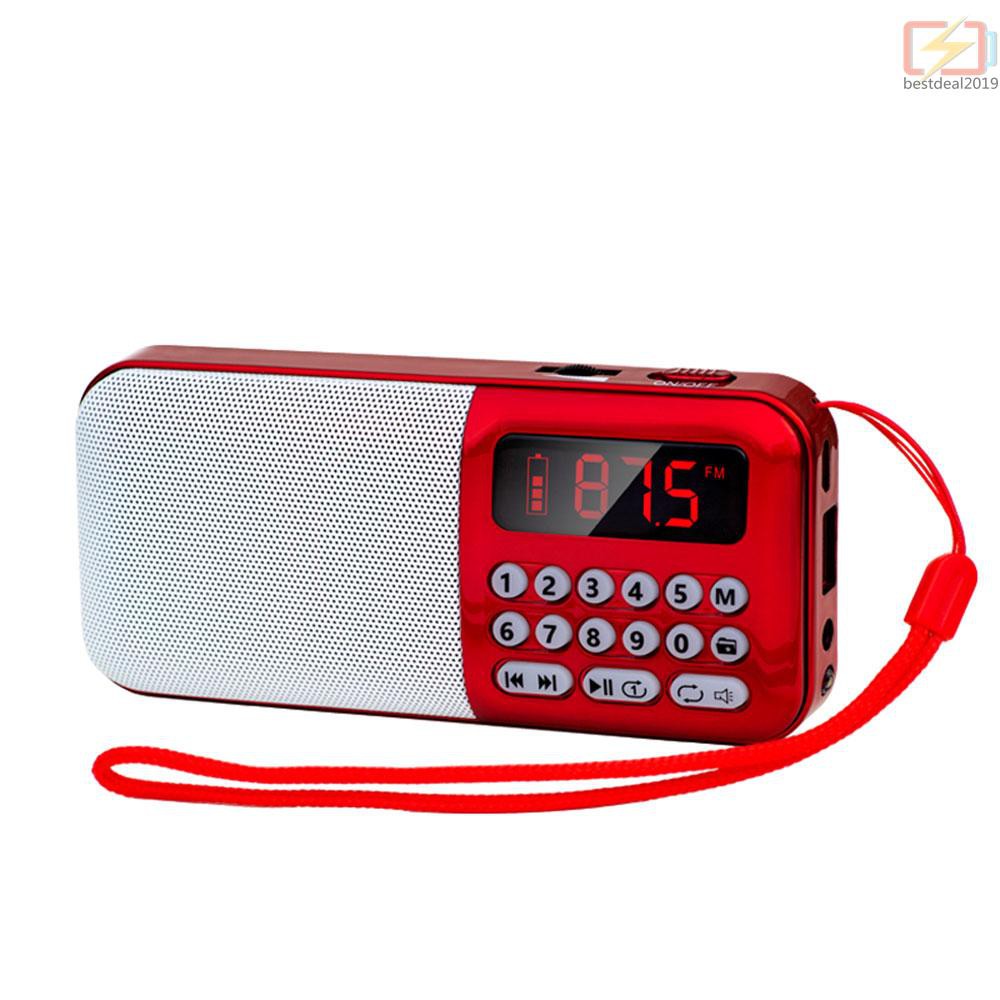 Loa Nghe Nhạc Mp3 Không Dây Hỗ Trợ Thẻ Tf / Usb / Đài Fm Có Thể Sạc Lại Kèm Tai Nghe