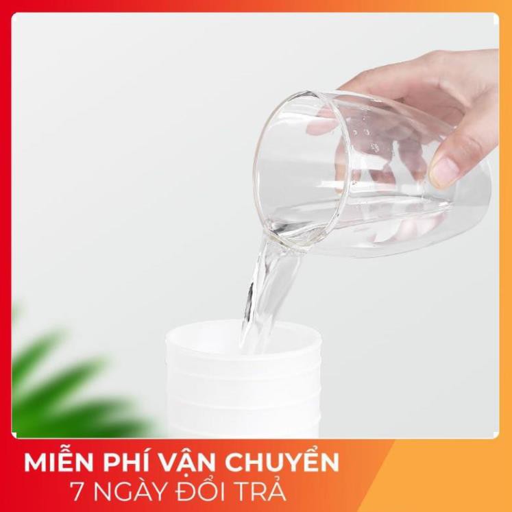 Máy phun sương Humidifier Q3, sạc pin, dung tích 320ml, tạo độ ẩm cho không khí, có chế độ đèn ngủ |HÀNG CHÍNH HÃNG|