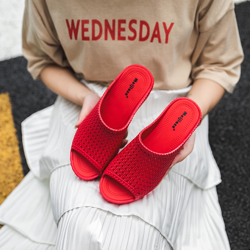 Dép Sandal Đế Xuồng Dày Thời Trang Mùa Hè Tth146 Cho Nữ