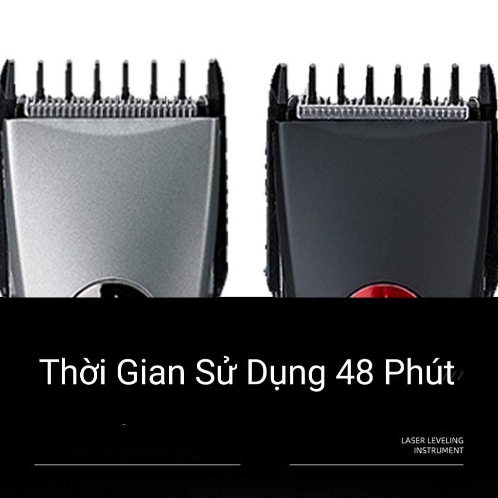 Tông đơ cắt tóc không dây Kairui HC-001,Máy hớt tóc cầm tay cao cấp Bản Plus 2022