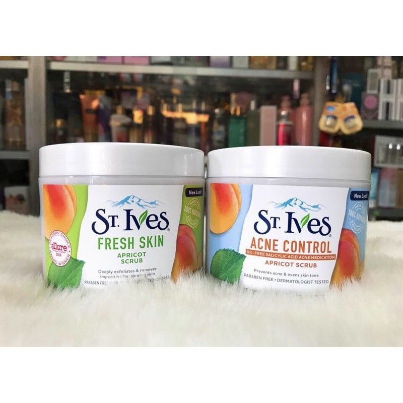 TẨY TẾ BÀO CHẾT ST.IVES ACNE CONTROL APRICOT SCRUB