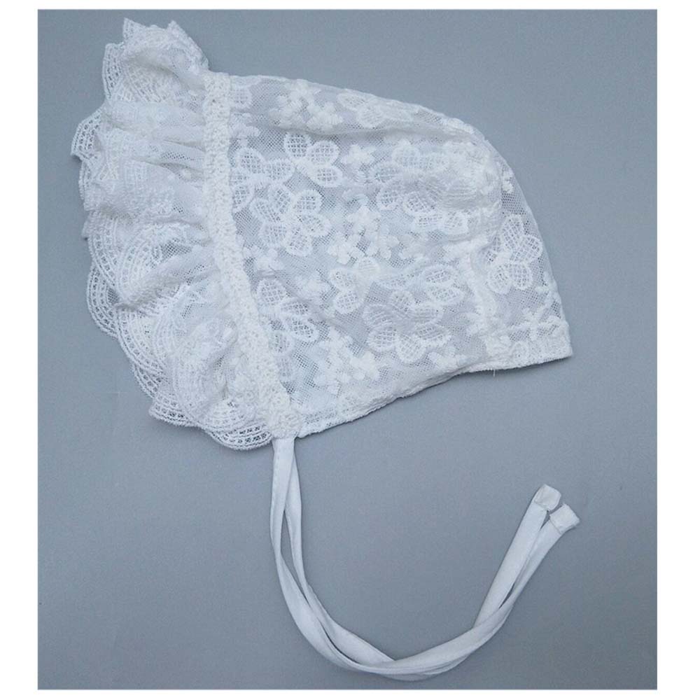 Mũ Cotton Phối Ren Thời Trang Cho Bé Gái Từ 0-1 Tuổi