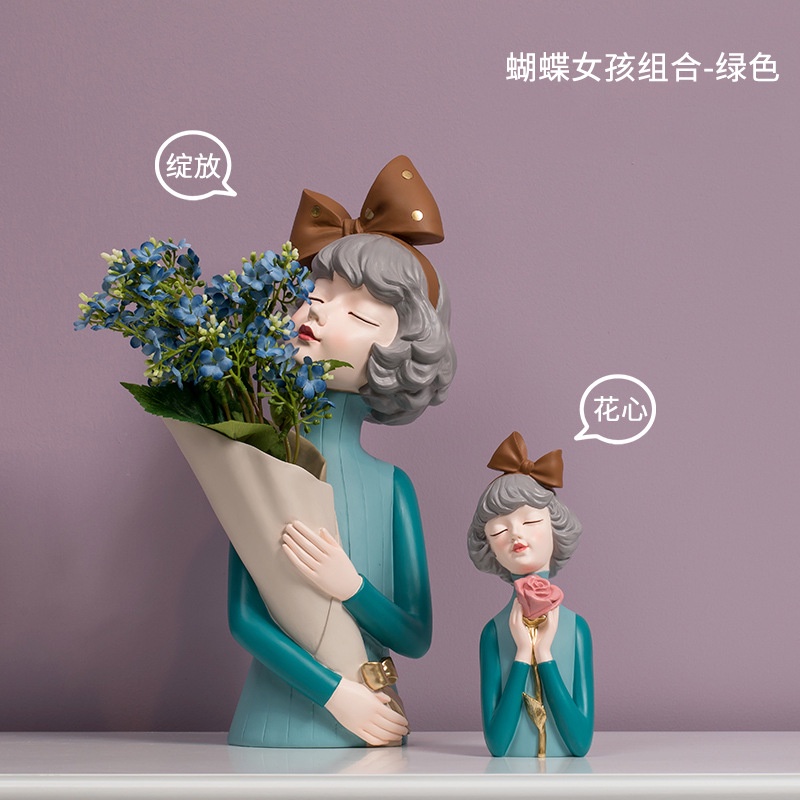 Bó hoa trang trí phòng khách sáng tạo Bó hoa khô trang trí