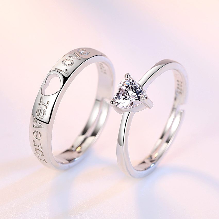 Nhẫn Cặp Nam, Nữ Phong Cách Hàn Quốc NC106