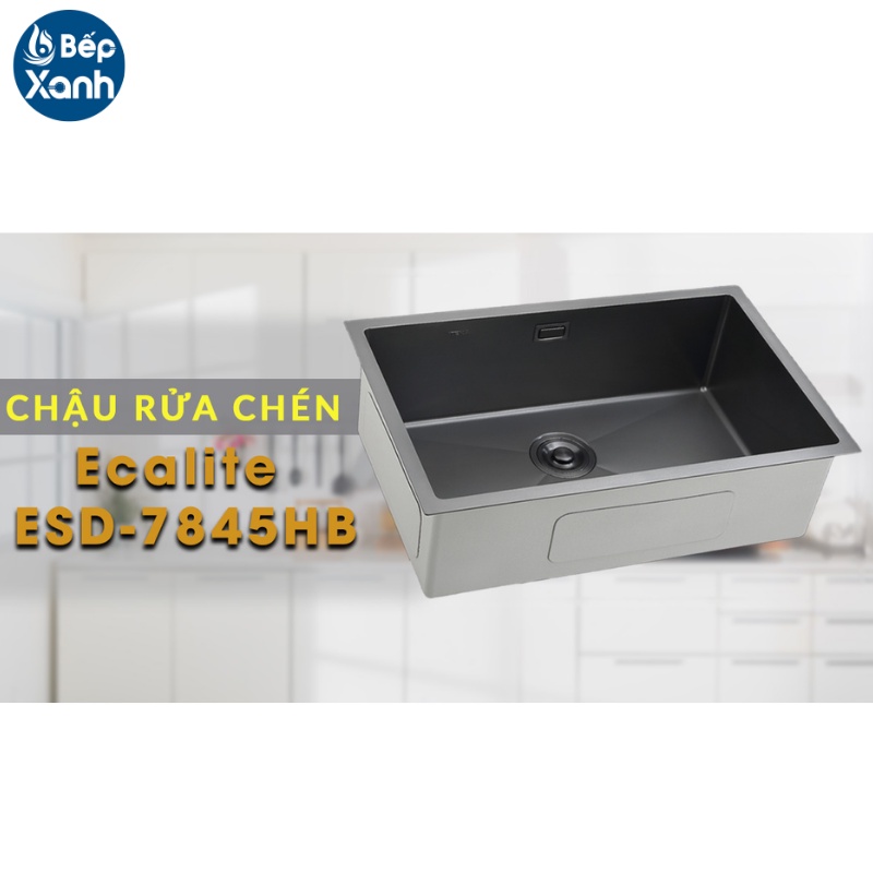 Chậu Rửa Chén Vision Manual Sink Ecalite ESD-7845HB - Ngang 78cm