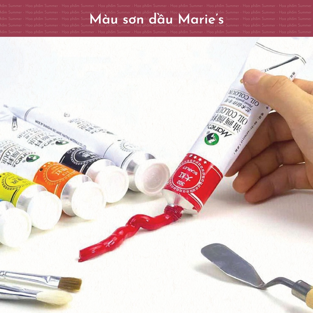 Màu sơn dầu Marie's dạng tuýp 50ml