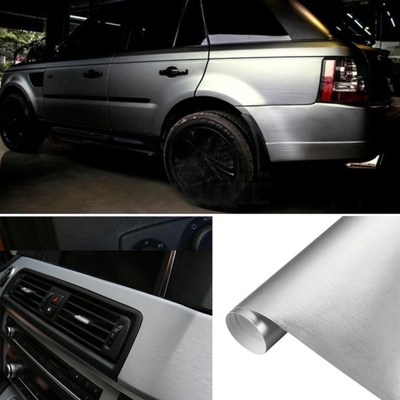 Cuộn Phim Dán Trang Trí Nội Thất Xe Hơi / Mô Tô Màu Đen Nhám Kích Thước 10 / 30x100cm DIY