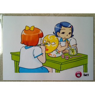 Combo flashcard lớp 3,4,5 in một mặt