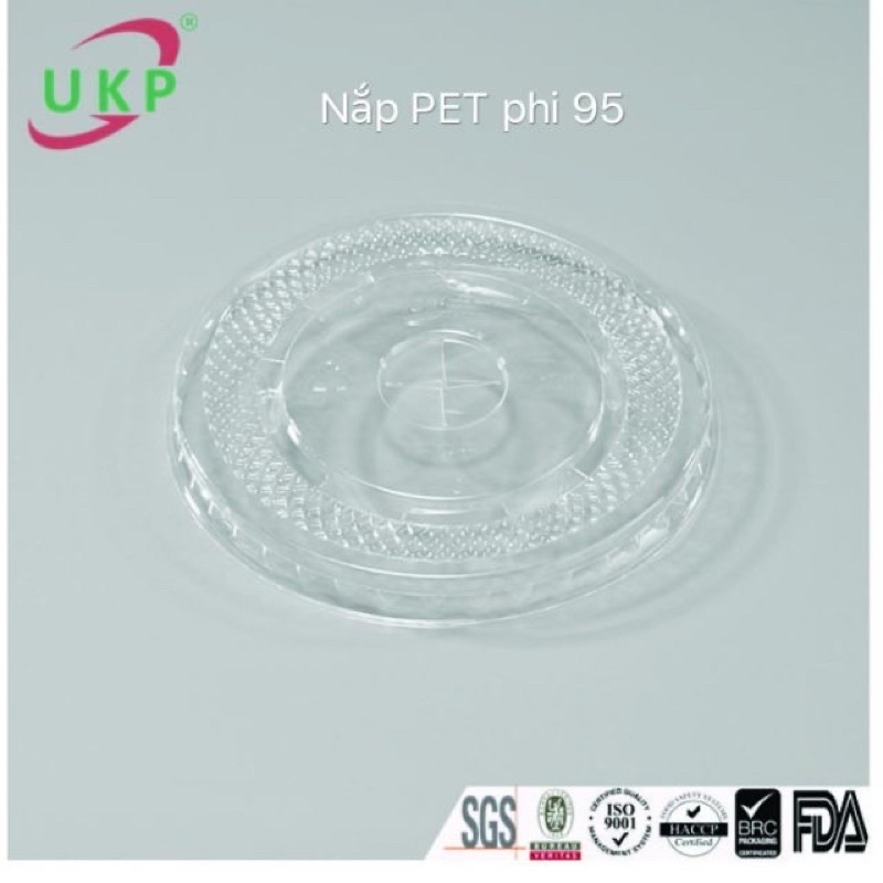 Nắp phi pet 95mm 50 cái