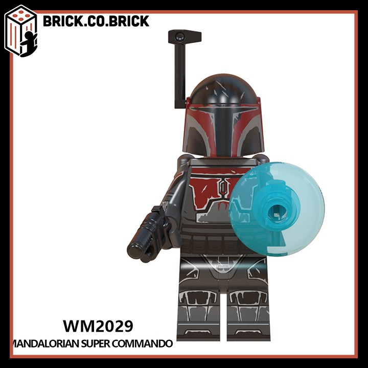 WM6098 - Đồ chơi lắp ráp mô hình minifigure lính non lego Star Wars- Chiến tranh giữa các vì sao- Trooper, Paz Vizla