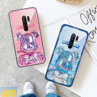 Ốp lưng Xiaomi Redmi 9 be@r brick mars thời trang, Ốp lưng lưng điện thoại viền dẻo siêu chất Như Ý