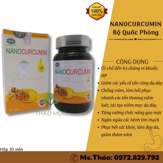 [ CHÍNH HÃNG ] Nano Curcumin BQP - Hỗ Trợ Dạ Dày, Tiêu Hóa
