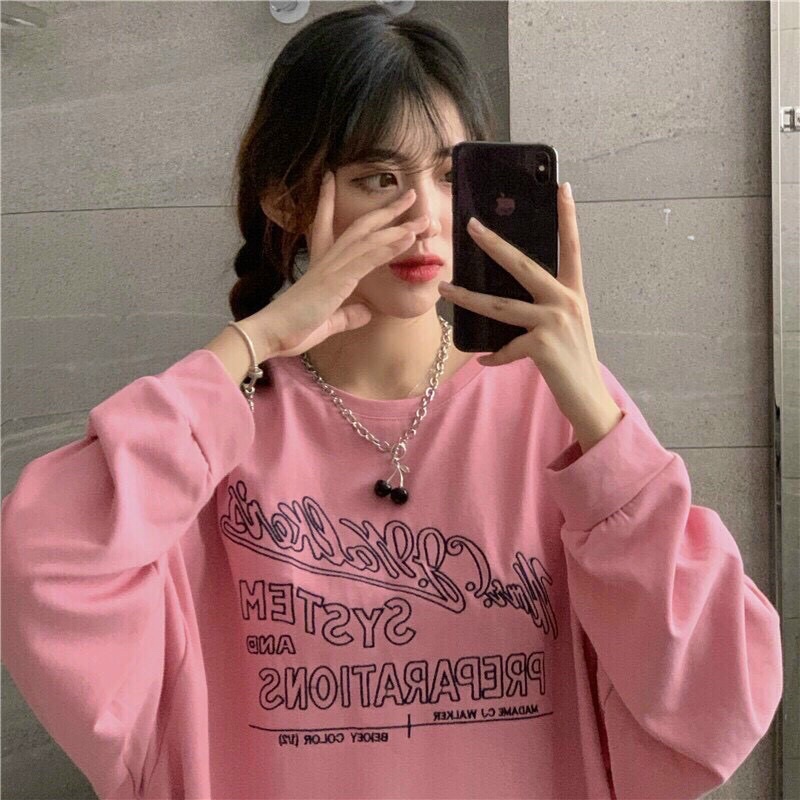 Áo Thun Dài Tay SYSTEM Tay Phồng Ulzzang