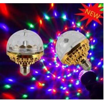 Đèn led Xoay 7 màu, đèn chớp 7 màu, đèn trang trí E27