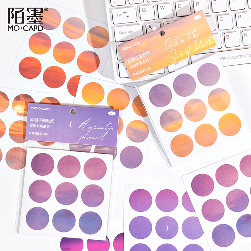 Set 3 Tờ Nhãn Dán Trang Trí Sổ Lưu Niệm